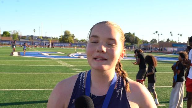 Tatum Lee After Winning Elite Shot Put