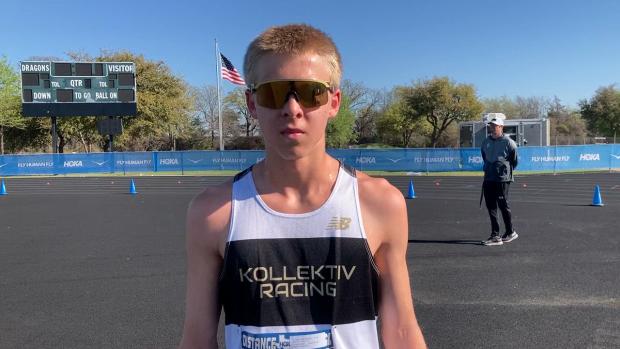 Lucas Higgins, Boys 3200m Heat 7 winner