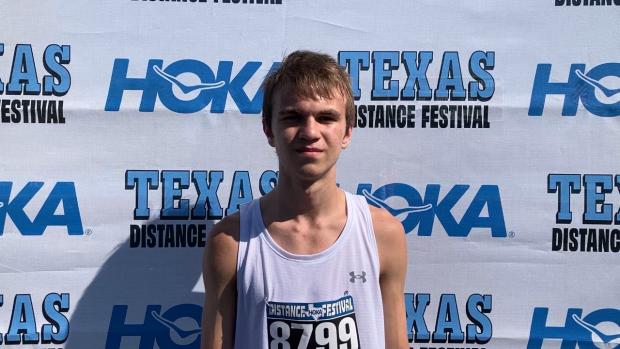 Jake Bridges, Boys 3200m Heat 4 winner