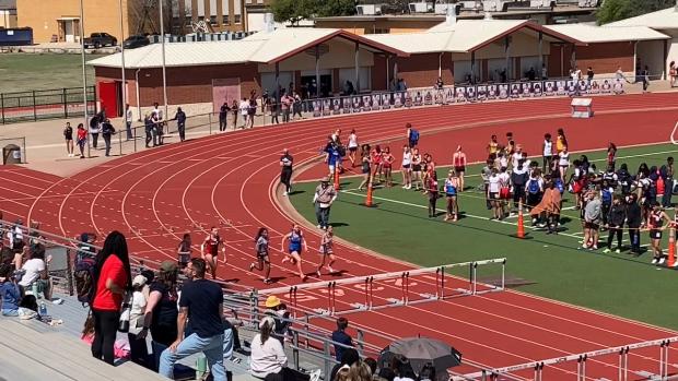 Girls 100 Hurdles Finals Section 1