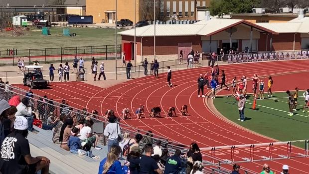 Girls 100 Hurdles Finals Section 2