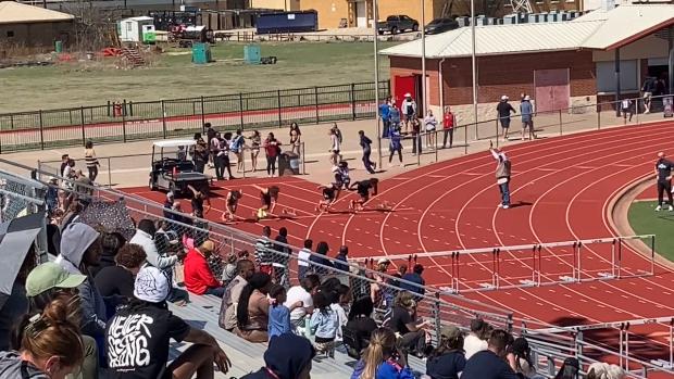 Boys 110 Hurdles Finals Section 1