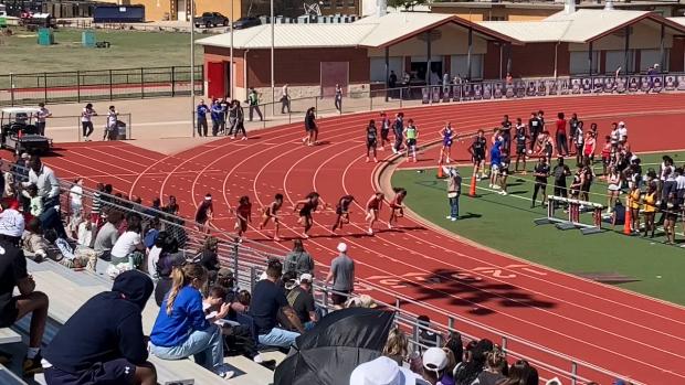 Girls 100 Finals Section 3