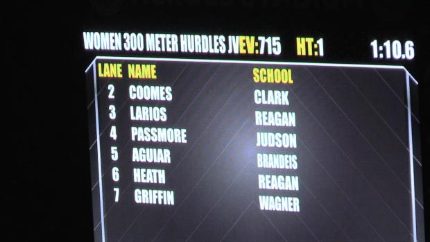 JV Girls 300 Hurdles Finals Section 1