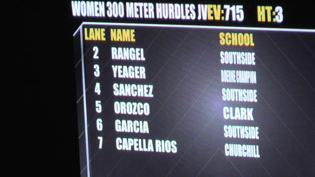 JV Girls 300 Hurdles Finals Section 3
