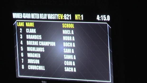Girls 4x400 Relay Finals Section 1