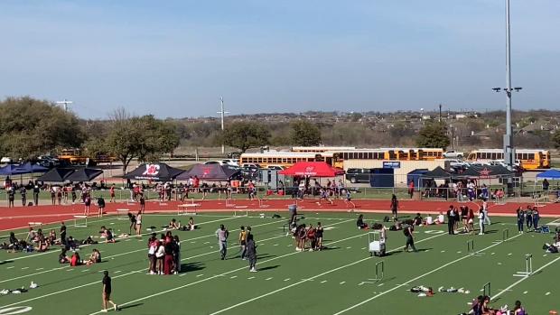 JV Girls 300 Hurdles Finals Section 1