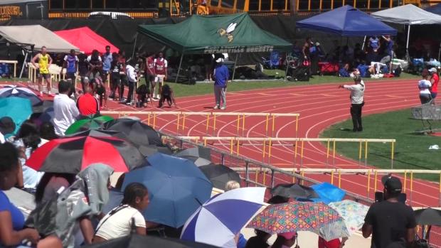 Boys 110 Hurdles Heat 3