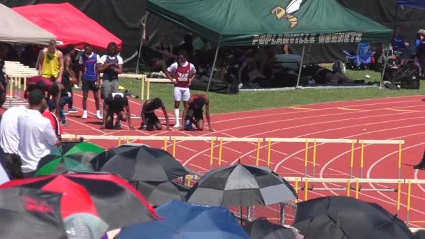 Boys 110 Hurdles Heat 4