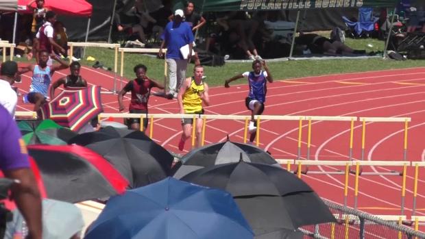 Boys 110 Hurdles Heat 5