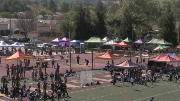 Girls Rated 4x100 Relay Finals Section 1