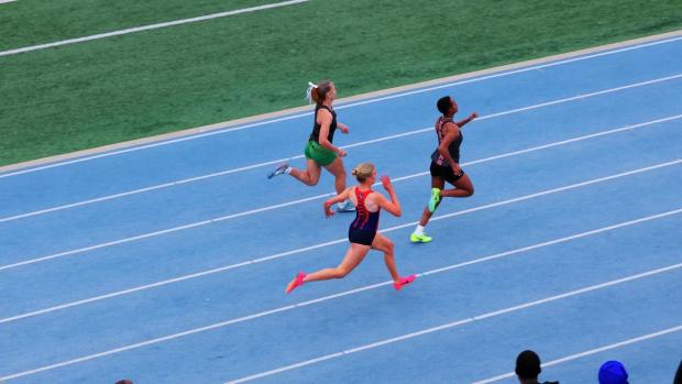 Girls 100 Prelims Heat 5