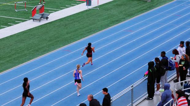 Girls 100 Prelims Heat 6