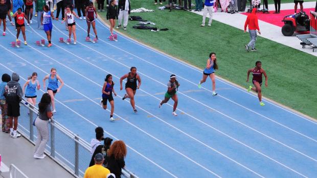Girls 100 Prelims Heat 11