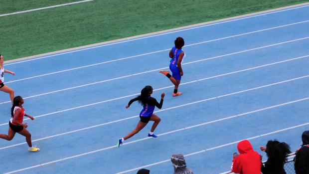 Girls 100 Prelims Heat 12
