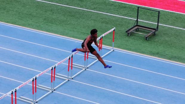 Boys 110 Hurdles Prelims Heat 1