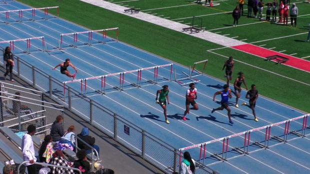 Boys 110 Hurdles Finals Section 1