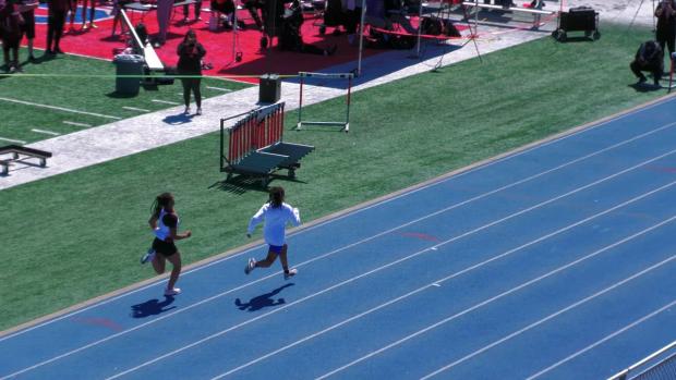 Open Girls 100 Finals Section 1