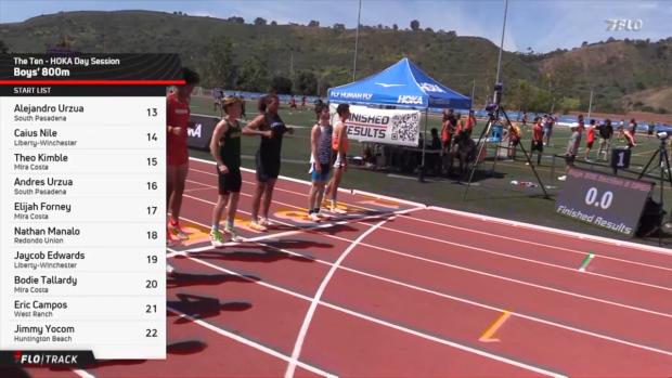 Open Boys 800 Finals Section 6