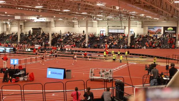 Girls 60 Hurdles Prelims Heat 1