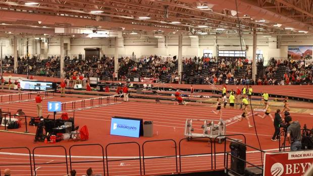 Girls 60 Hurdles Prelims Heat 2