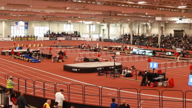 Girls 60 Hurdles Prelims Heat 3