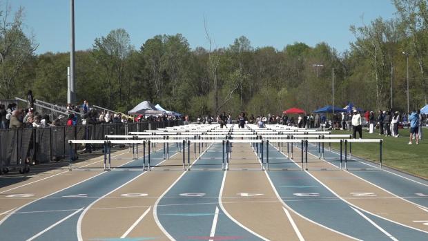 Girls 100 Hurdles Finals Section 1