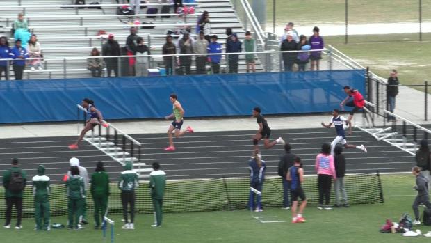 Boys 110 Hurdles Prelims Heat 5