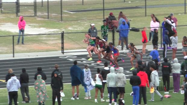 Girls 100 Hurdles Prelims Heat 7