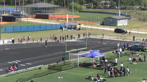 Girls 400 Hurdles Finals Section 5