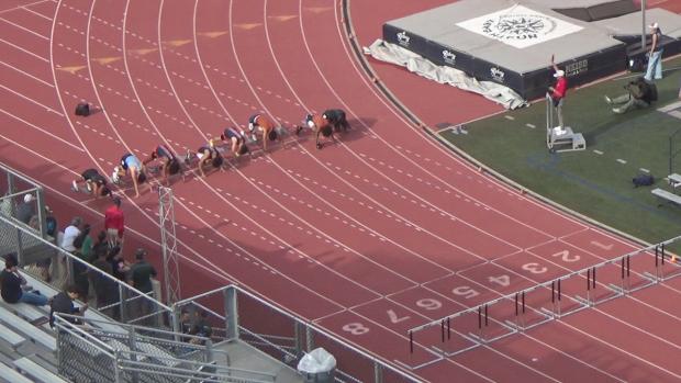 Boys 110 Hurdles Finals Section 1