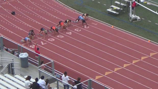 Girls 100 Finals Section 1