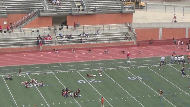 Girls 300 Hurdles Finals Section 1