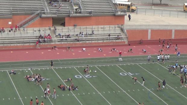 JV Boys 300 Hurdles Finals Section 1