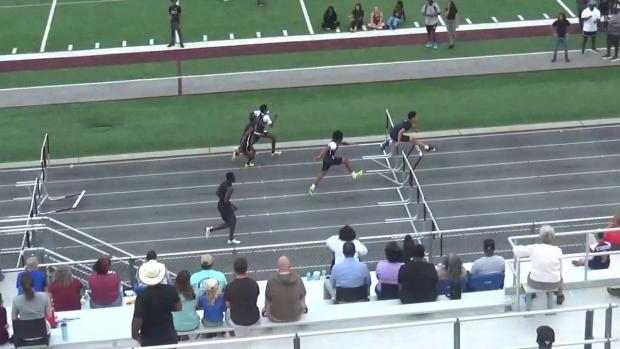Boys 110 Hurdles Heat 2