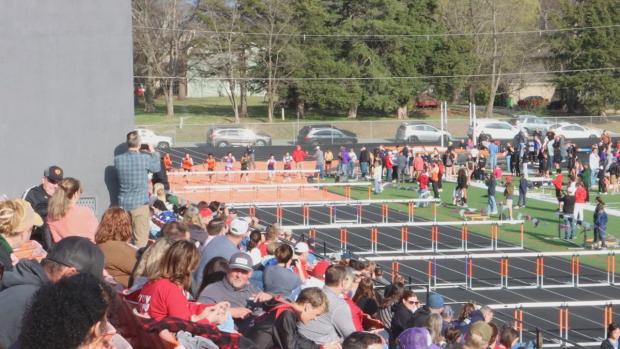 Boys 110 Hurdles Heat 2