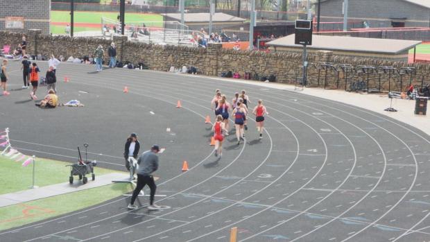 Girls 2K Steeplechase Finals Section 1