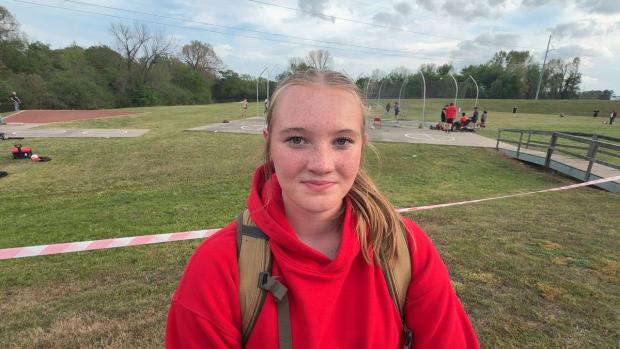 Addie Russell on Runner-Up Finishing Girls Discus