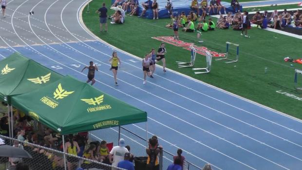 Middle School Girls 100 Heat 3