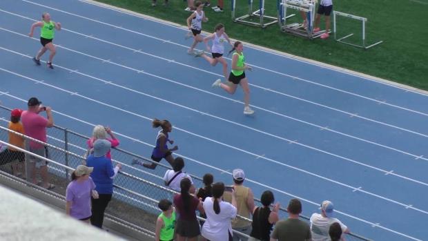 Middle School Girls 100 Heat 4