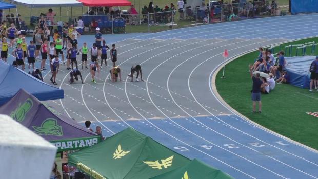 Middle School Boys 100 Heat 1