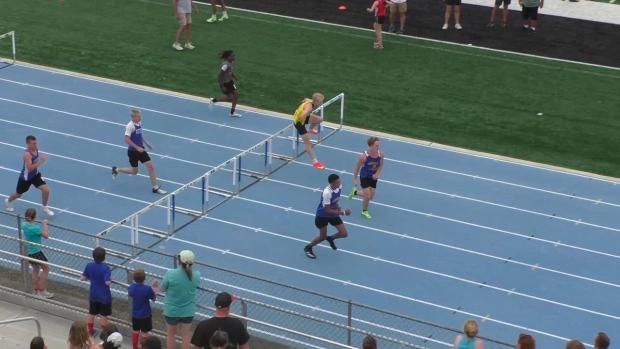 Middle School Boys 110 Hurdles Heat 1