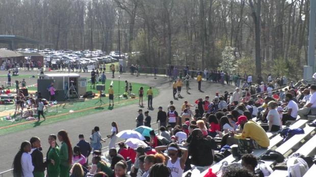 Girls 400 Hurdles Finals Section 5 - Spartan Relays