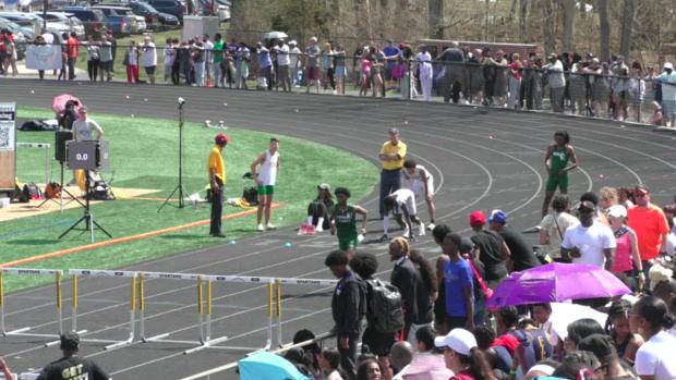 Boys 4x110 Shuttle Hurdle Relay Finals Section 4 - Spartan Relay
