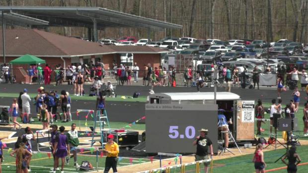 Girls 4x200 Relay Finals Section 1 - Spartan Relays