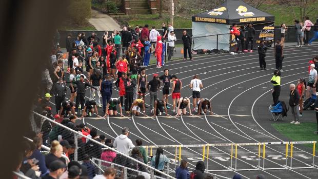 Boys 110 Hurdles Prelims Heat 2