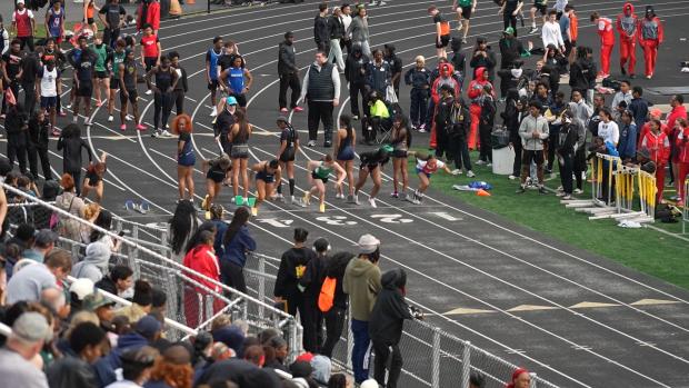 Girls 100 Prelims Heat 6