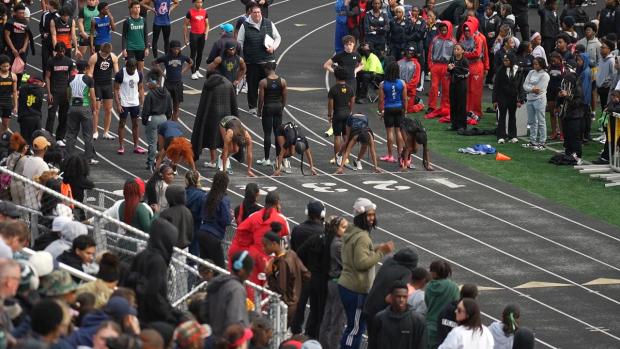 Girls 100 Prelims Heat 7