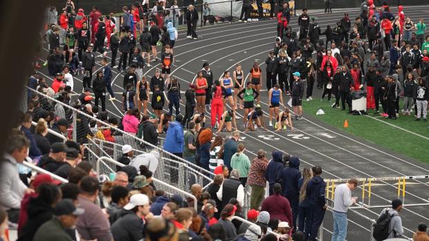 Girls 100 Hurdles Prelims Heat 1