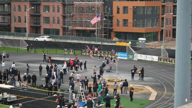 Girls Distance Medley Relay Finals Section 1